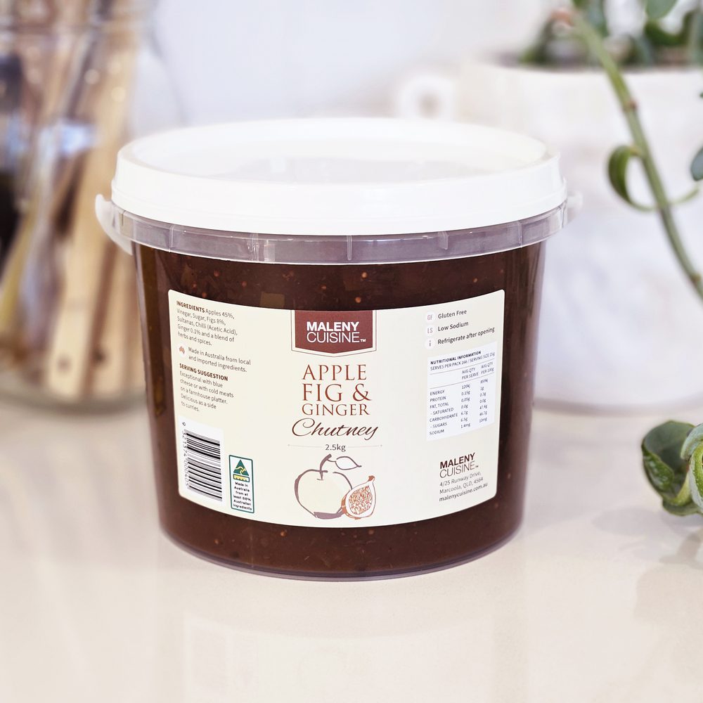 Apple Fig and Ginger Chutney 2.5kg